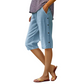 🔥Neue Sonderangebote-Women's Casual Loose Baumwolle Leinen Atmungsaktive Capri-Hosen