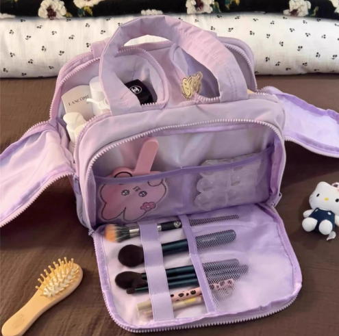 🎁🚀👜 50% de réduction ! ！！Trousse de toilette élégante — Compartiments astucieux pour maquillage & voyages 💄