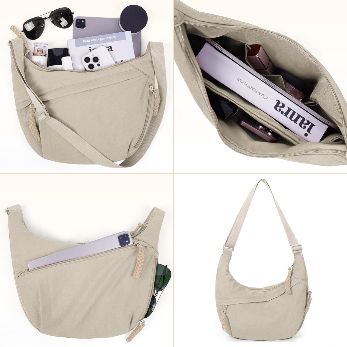 Sac bandoulière en nylon tendance 2025