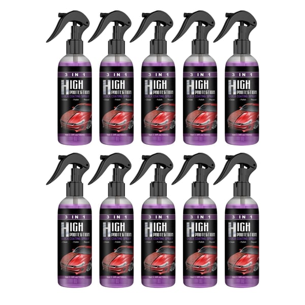 Spray de revêtement de voiture en céramique 3 en 1