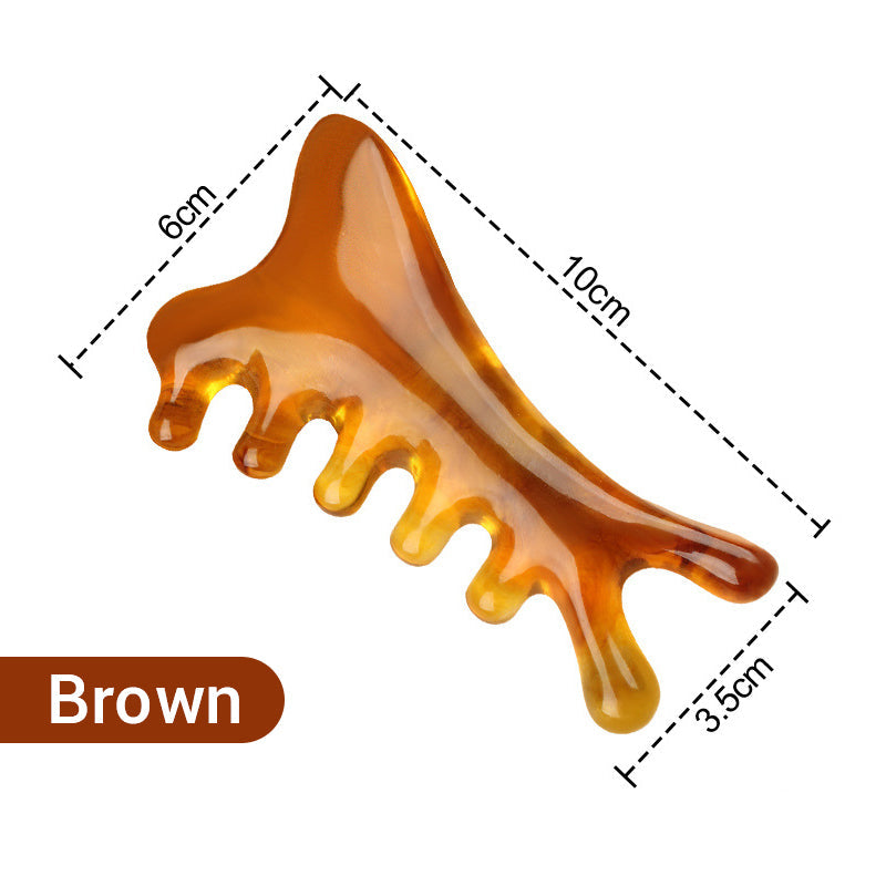 🎁 Achetez-en 1, obtenez-en 1 GRATUIT ! 🎁 🏆 Peigne multifonction de massage crânien et outil Gua Sha – Relaxant et facile à utiliser 🌿👑