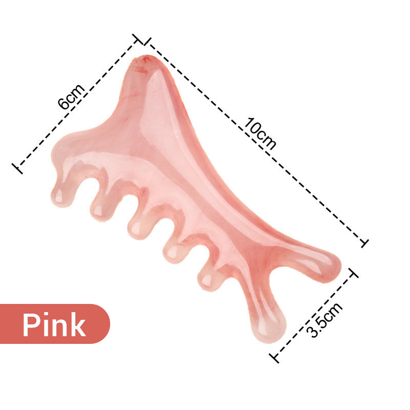 🎁 Achetez-en 1, obtenez-en 1 GRATUIT ! 🎁 🏆 Peigne multifonction de massage crânien et outil Gua Sha – Relaxant et facile à utiliser 🌿👑