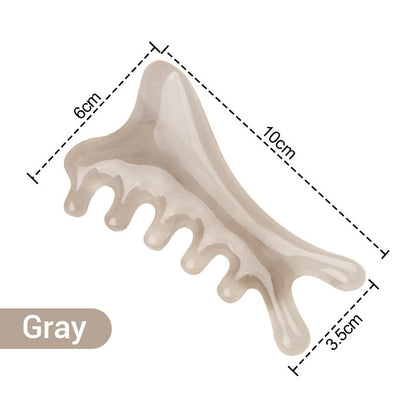 🎁 Achetez-en 1, obtenez-en 1 GRATUIT ! 🎁 🏆 Peigne multifonction de massage crânien et outil Gua Sha – Relaxant et facile à utiliser 🌿👑