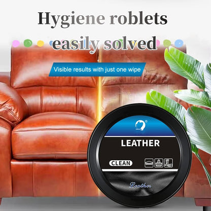 📢📢2 dernières heures : Grande vente⏰⏰Crème Nettoyante et d'Entretien pour Cuir & Pâte Nettoyante pour l'Entretien du Cuir