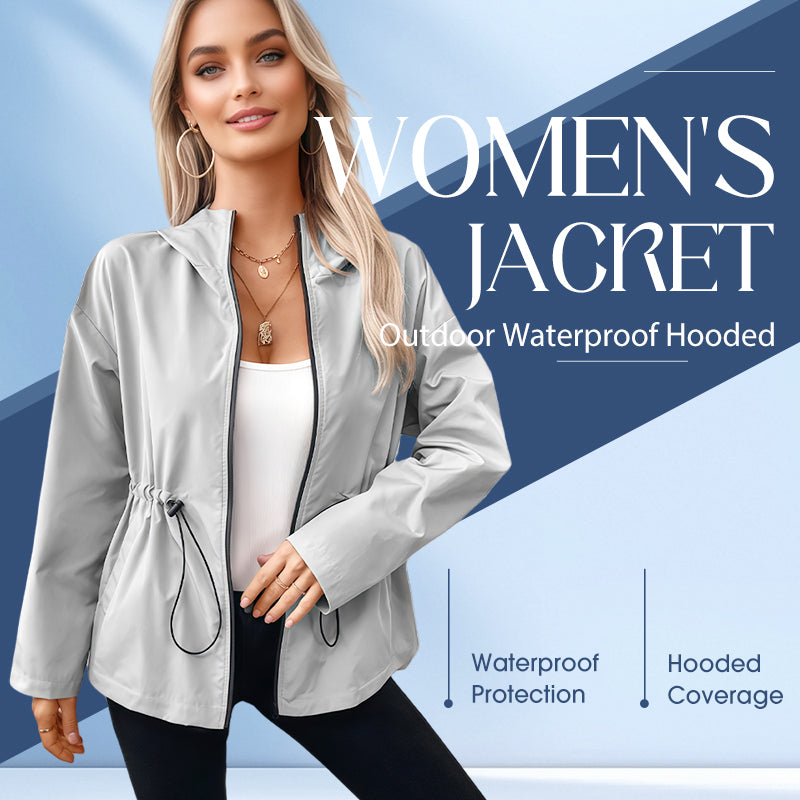 ⏳Spécial à durée limitée⏰Veste imperméable à capuche pour femmes🧥