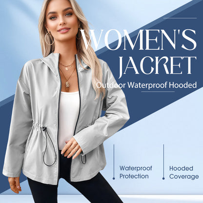 ⏳Spécial à durée limitée⏰Veste imperméable à capuche pour femmes🧥