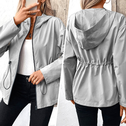 ⏳Spécial à durée limitée⏰Veste imperméable à capuche pour femmes🧥