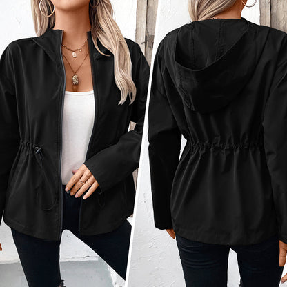 ⏳Spécial à durée limitée⏰Veste imperméable à capuche pour femmes🧥