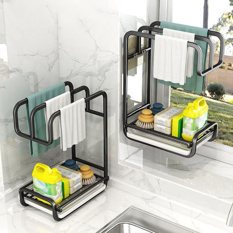 🏆Organisateur de chiffons et étendoir de cuisine✨👍
