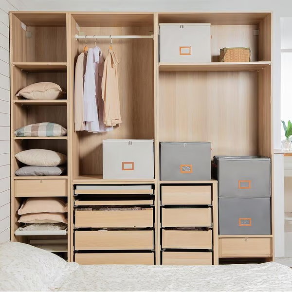 ⏳Offre à durée limitée : 50 % de réduction💥Organisateur de chaussures en tissu, boîte de rangement