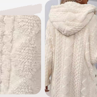 (livraison gratuite) Veste à capuche chaude pour femmes