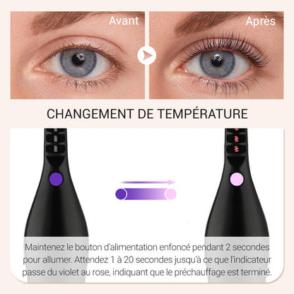 💥Vente du dernier jour 50% de réduction💥Recourbe-cils thermique électrique✨ Clignez des yeux et éblouissez ! 👁️