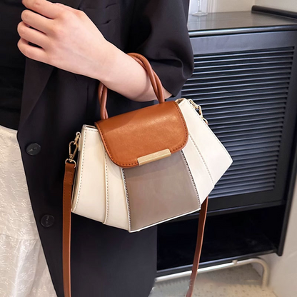 Sac à Main à Blocs de Couleurs Quotidien pour Femme