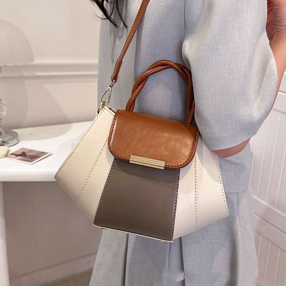 Sac à Main à Blocs de Couleurs Quotidien pour Femme
