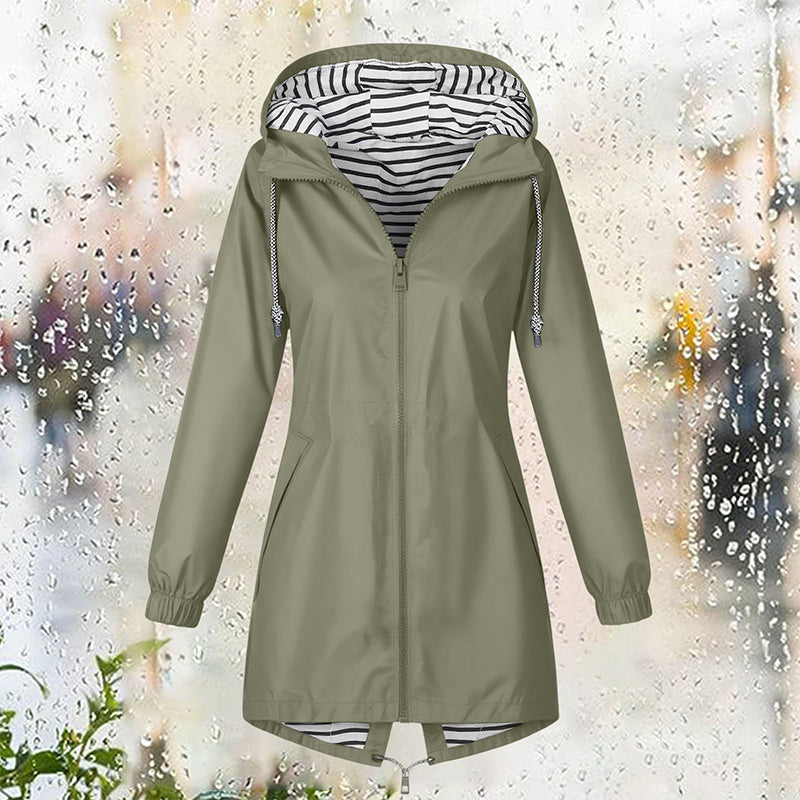 Veste décontractée imperméable pour femmes