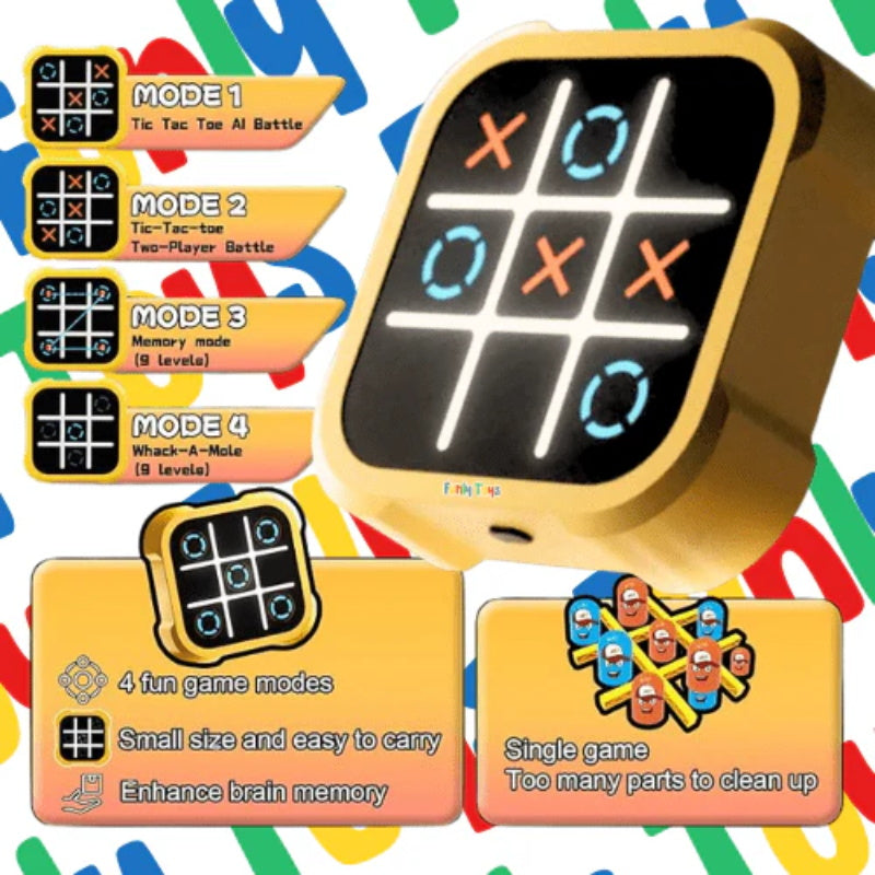 Super Jeu de Puzzle Tic-Tac-Toe Portable