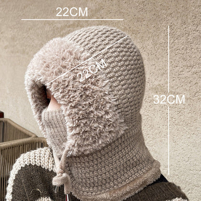Cagoule d'Hiver 3-en-1 pour Femmes