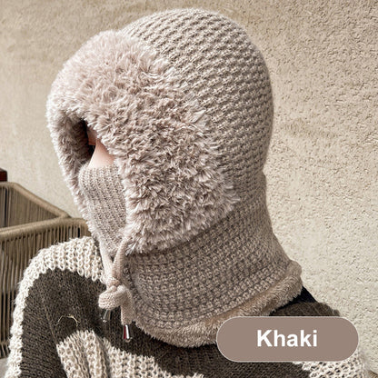 Cagoule d'Hiver 3-en-1 pour Femmes