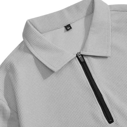 Ensemble pour homme : sweat en maille gaufrée et pantalon droit