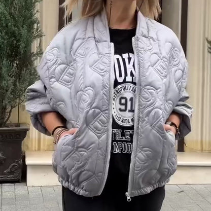 Veste Matelassée Décontractée Oversize pour Femme