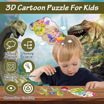 📢📢60% DE RÉDUCTION !!! ✨Puzzle 3D éducatif de dessins animés