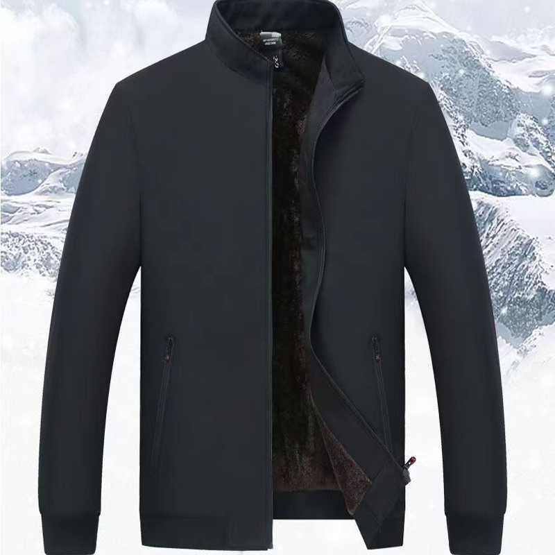 🧥 60% DE RÉDUCTION ! 💨 Veste Homme Zippée Anti-Froissement - Imperméable et Coupe-Vent, Confort Chaud pour Activités Extérieures Hivernales ❄️📦