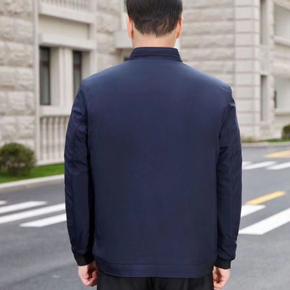 🧥 60% DE RÉDUCTION ! 💨 Veste Homme Zippée Anti-Froissement - Imperméable et Coupe-Vent, Confort Chaud pour Activités Extérieures Hivernales ❄️📦