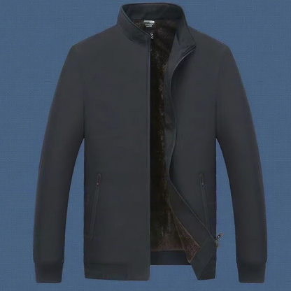 🧥 60% DE RÉDUCTION ! 💨 Veste Homme Zippée Anti-Froissement - Imperméable et Coupe-Vent, Confort Chaud pour Activités Extérieures Hivernales ❄️📦