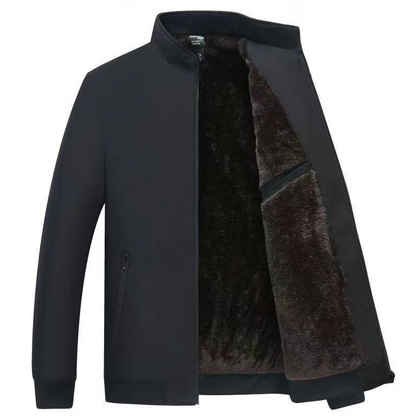 🧥 60% DE RÉDUCTION ! 💨 Veste Homme Zippée Anti-Froissement - Imperméable et Coupe-Vent, Confort Chaud pour Activités Extérieures Hivernales ❄️📦