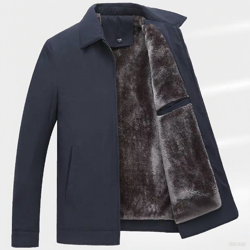 🧥 60% DE RÉDUCTION ! 💨 Veste Homme Zippée Anti-Froissement - Imperméable et Coupe-Vent, Confort Chaud pour Activités Extérieures Hivernales ❄️📦