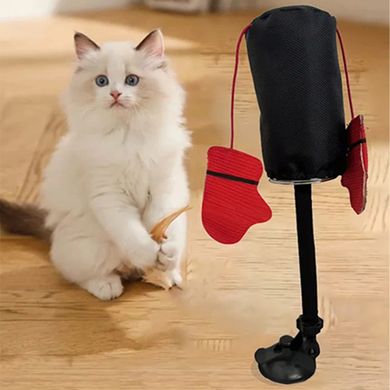 Jouet interactif pour chat : Sac de frappe😻🐾