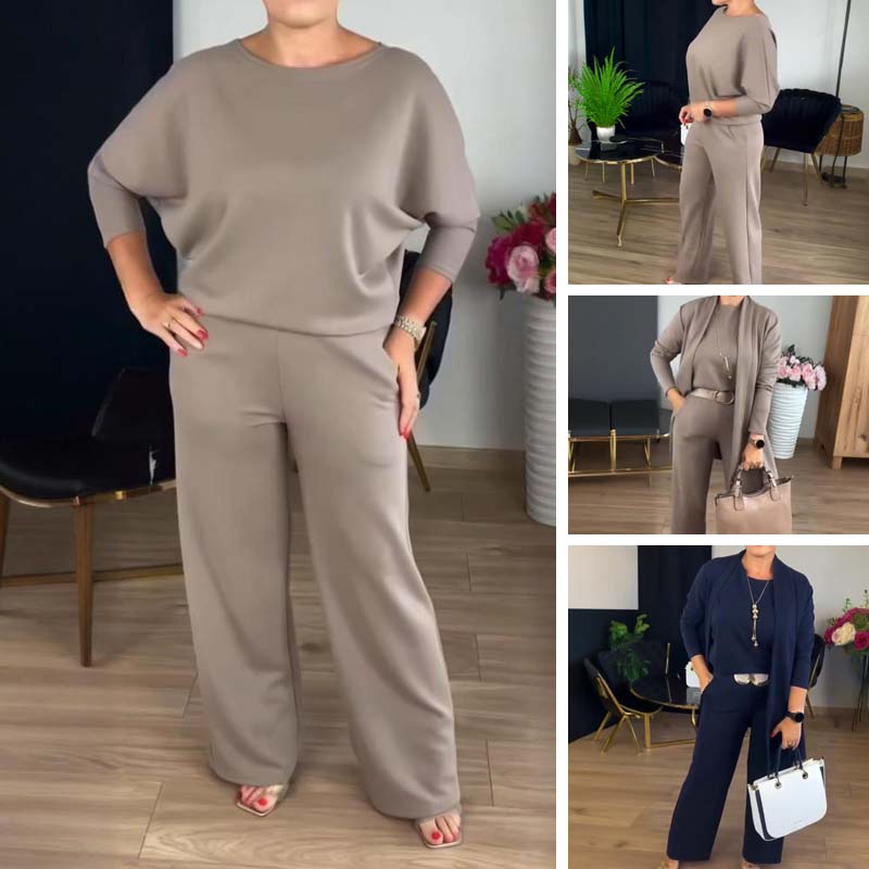 👗-50% pour temps limité🍂 Ensemble 3 Pièces Élégant - Confort Doux et Style Polyvalent 💼📦