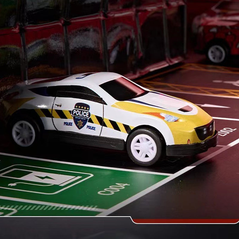 🔥Offres spéciales-48 Mini Voitures à Remontage avec Garage Intégré