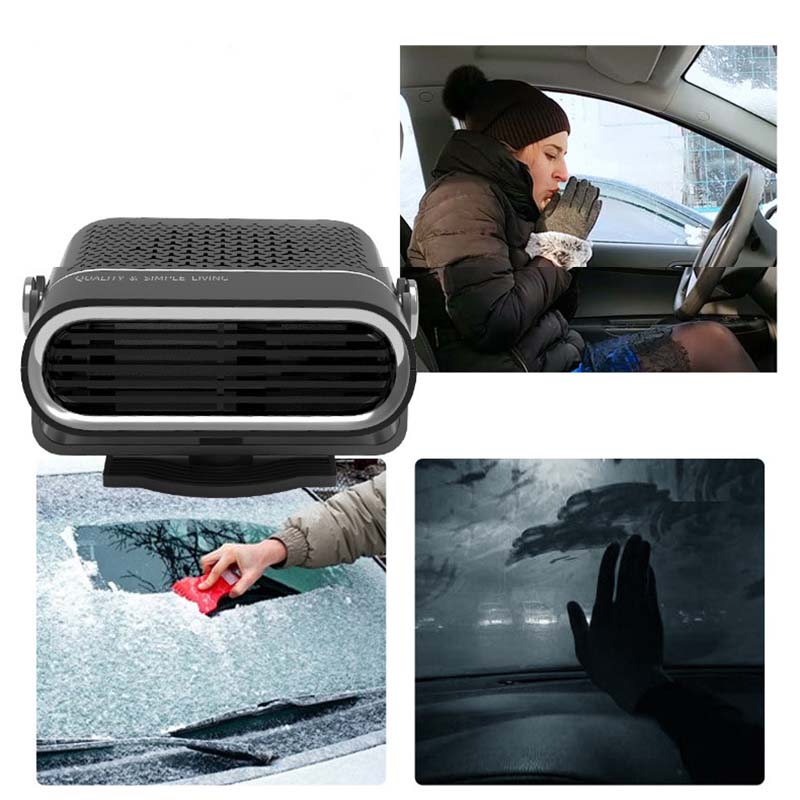📢📢59 % DE RÉDUCTION ! 🚗Chauffage portable 2 en 1 pour voiture avec rotation à 360°
