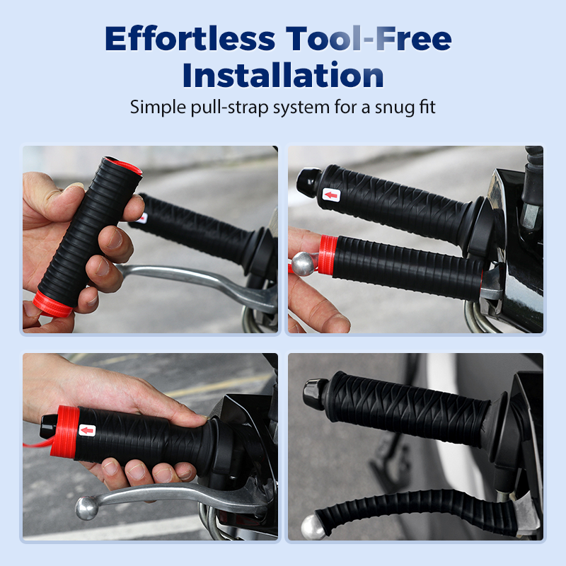 🔥Offres spéciales-Poignées universelles en silicone pour guidon et leviers de frein