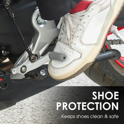 Couvercle de levier de vitesse pour moto — Maintenez-le fermement en place pour éviter tout déplacement.