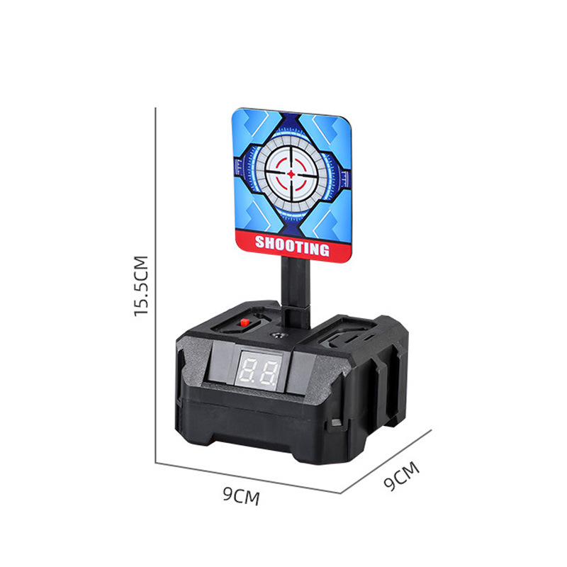 Electric Auto-Reset Shooting Target Game With Moving Rail
