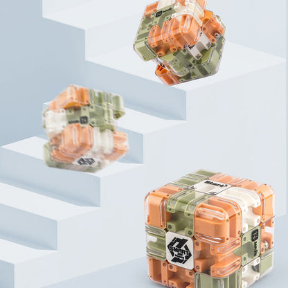 🔥 50% DE RÉDUCTION ! ✨ Cube Labyrinthe 3D à Bille - Double Jeu Éducatif, Développe la Logique Spatiale, Matériau ABS Sécuritaire 🧩⚙️