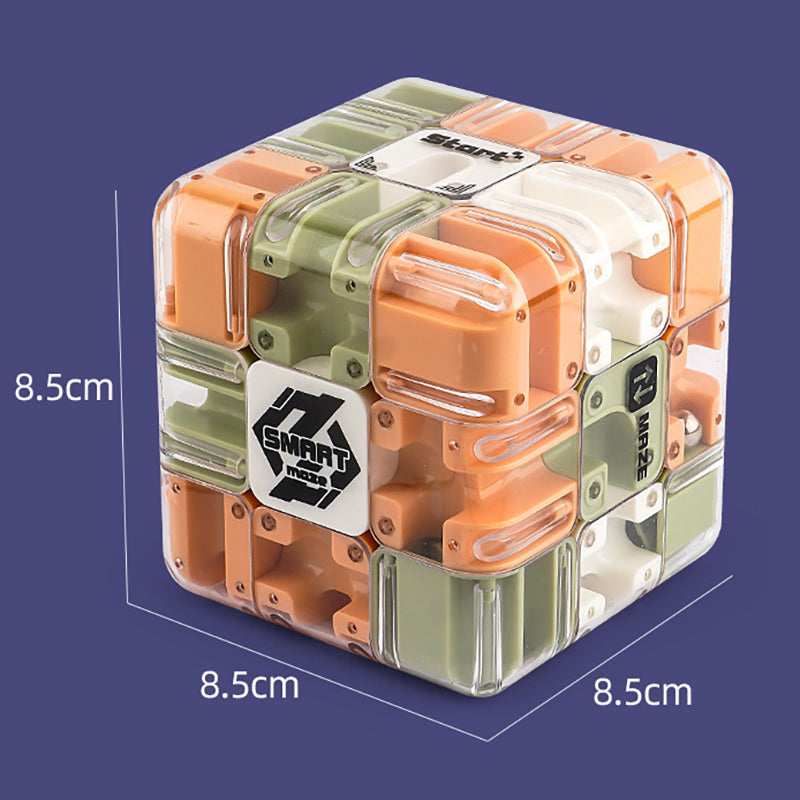 🔥 50% DE RÉDUCTION ! ✨ Cube Labyrinthe 3D à Bille - Double Jeu Éducatif, Développe la Logique Spatiale, Matériau ABS Sécuritaire 🧩⚙️