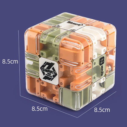 🔥 50% DE RÉDUCTION ! ✨ Cube Labyrinthe 3D à Bille - Double Jeu Éducatif, Développe la Logique Spatiale, Matériau ABS Sécuritaire 🧩⚙️