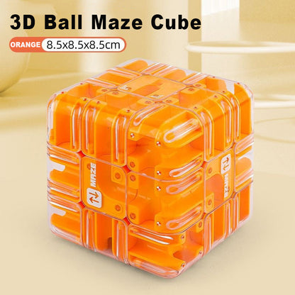 🔥 50% DE RÉDUCTION ! ✨ Cube Labyrinthe 3D à Bille - Double Jeu Éducatif, Développe la Logique Spatiale, Matériau ABS Sécuritaire 🧩⚙️