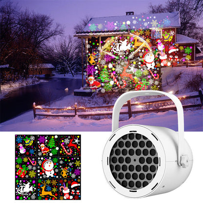 🔥Hot Sale🔥 Projecteur lumineux de Noël USB avec 16 motifs