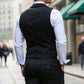🔥Zeitlich begrenztes Angebot – Lässige Retro-Slim-Fit-Weste für Herren, passend zu Anzug oder Smoking