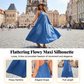 👗 50% RABATT! ✨ Lässiges Locker Sitzendes Denim-Maxikleid mit V-Ausschnitt – Bequem, Vielseitig & Perfekt Für Den Alltag 🌸