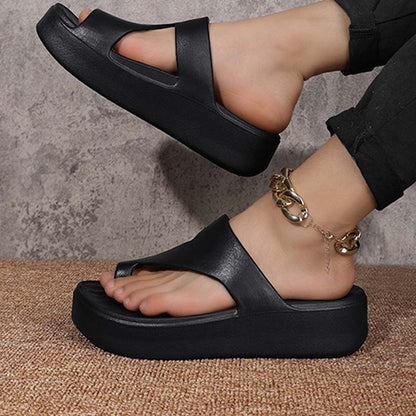 👡 50% RABATT! ✨ Damen Plateau-Sandalen mit Zehenriemen – Bequem, Stilvoll & Perfekt Für Den Sommer ☀️