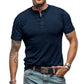 🔥Zeitlich begrenztes Angebot-Einfarbiges Freizeit-Henley-Shirt für Herren