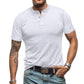 🔥Zeitlich begrenztes Angebot-Einfarbiges Freizeit-Henley-Shirt für Herren
