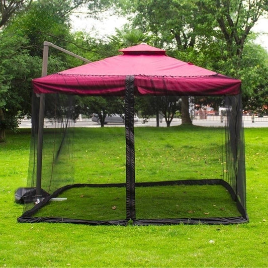 🚩Versandkostenfrei im gesamten Sortiment🌞Multifunktionaler Garten-Sonnenschirm mit Moskitoschutznetz, windfest, regenfest & sonnenschützend