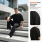 🎉 2026 NEUHEITEN: -50% 💥 Herren 2-teiliges Set – T-Shirt & weite Hose 👕👖 stylisch, bequem & modern ✨