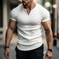 🔥 50% RABATT 💥 Bestseller 👕 Einfarbiges Slim-Fit Henley-Shirt für Herren – hochwertig, modern & perfekt geschnitten ✨